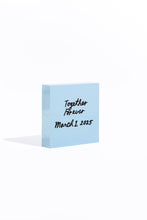 Load image into Gallery viewer, Noteworthy Angel - Blue Acrylic Block