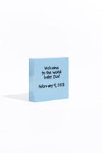 Load image into Gallery viewer, Noteworthy Angel - Blue Acrylic Block