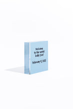 Load image into Gallery viewer, Noteworthy Angel - Blue Acrylic Block