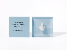 Load image into Gallery viewer, Noteworthy Angel - Blue Acrylic Block