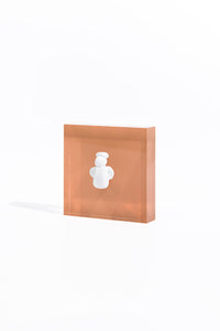 Noteworthy Angel - Pink Acrylic Block