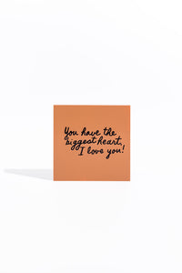 I Heart You - Pink Acrylic Block