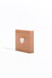 I Heart You - Pink Acrylic Block