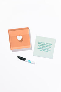 I Heart You - Pink Acrylic Block