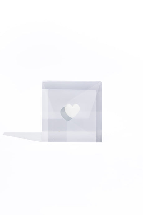 I Heart You - White Acrylic Block