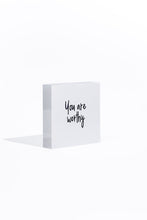 Load image into Gallery viewer, I Heart You - White Acrylic Block