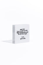 Load image into Gallery viewer, I Heart You - White Acrylic Block