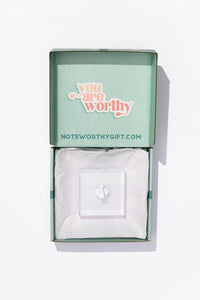 Noteworthy Angel - White Acrylic Block